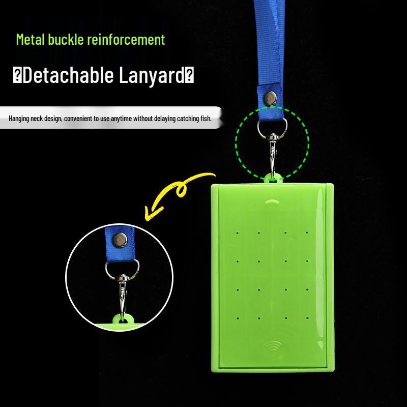 Multifunctional Breathable Hanging Neck Red Worm Box for Fishing Live Bait
