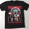 Guns N' Roses Band T-Shirt Brandneu Größe L Axl Rose Slash Hard Rock Japan