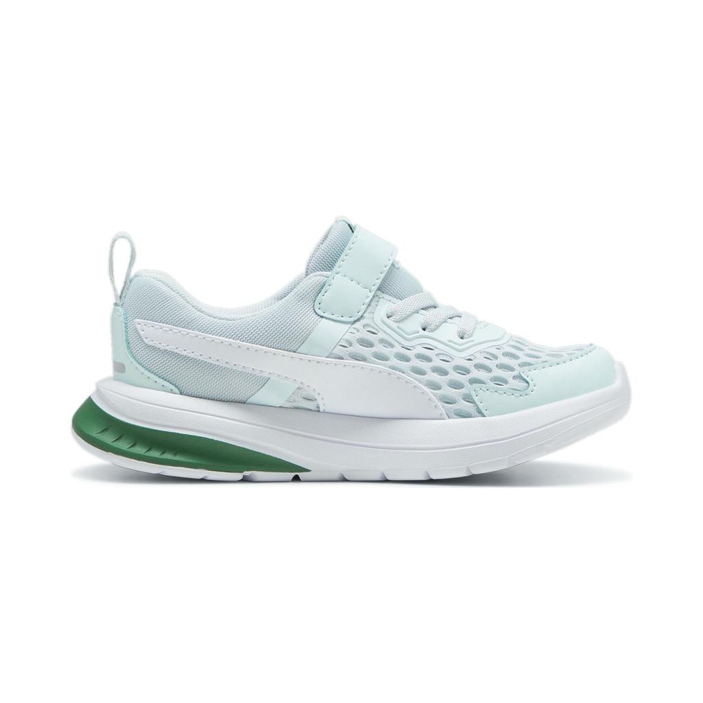 Puma Evolve Run Fabric Simple Low Top Kids Casual Shoes Kids Sneakers Blue Green 389689-05
