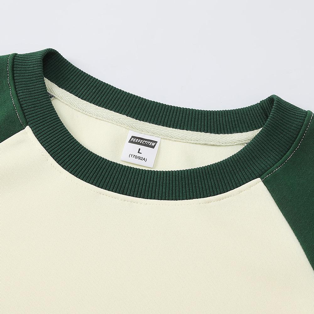 Korean Trend Unisex Loose Shoulder Sweatshirts Customized Pattern Print Men And Women Hoodie Long Sleeves O-neck Pullovers Sporty and Rich Clothing