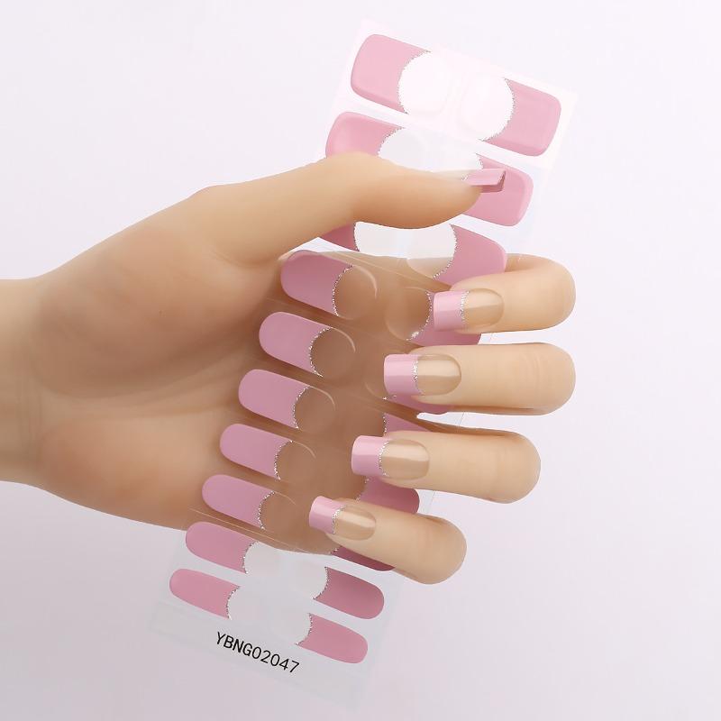 Semi-curing Light Therapy Nail Stickers Gel Nail Stickers Semi-curing Light Lamp Nail Stickers Harden, Last Long and Are Waterproof