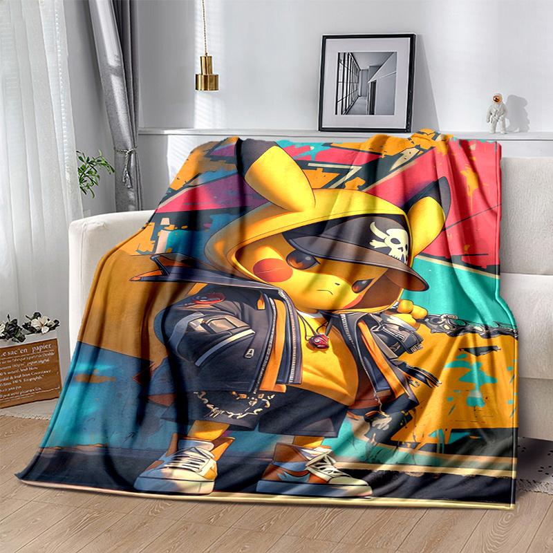 1pc Pikachu Hoodie Pikachu Blanket, Cute Pikachu Gifts for S, Pikachu Home Decor .B081 75X95CM