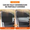SEAMETAL Magnetic Car Window Sunshade Detachable Spliced Side Window Curtain Car Glass Sun Protection Curtain Shade