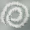 2Meters Black Fluffy Turkey Marabou Feather Boa 18-20g Shawl Wedding Skirt Fringe Trim Feathers On Tape for Clothes Decoration