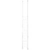 Nitori Tension Rod Partition Hilde Width 63 X Depth 7 X Height 8791416 (NITORI) 2-Way White, 266cm,