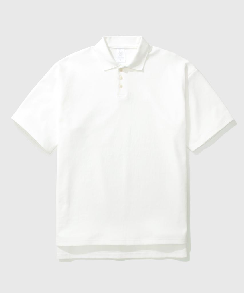 JEMUT Loose Fit Polo Shirt Ivory Jkst2066