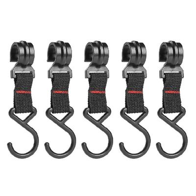 5Pcs Camping Hangings Hook S-Shaped Hanger Lamp Holder Clothes Storage Hook