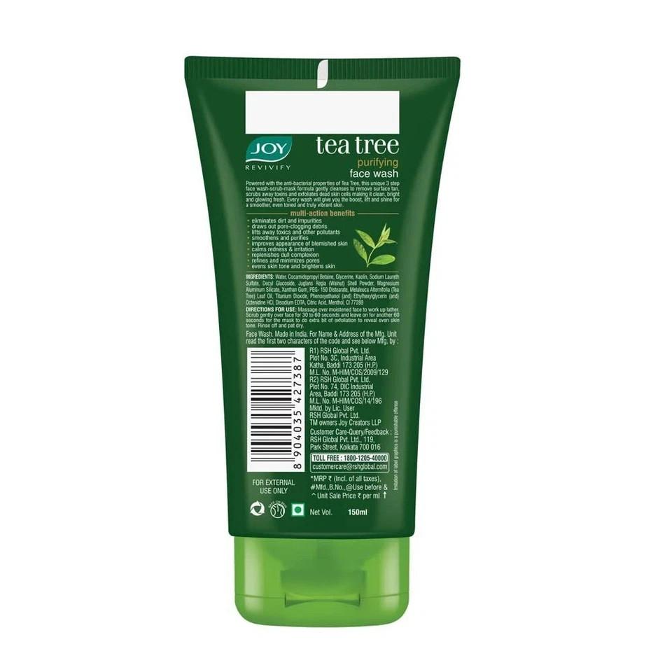 Joy Revivify Tea Tree Purifying Face Wash (150ml),