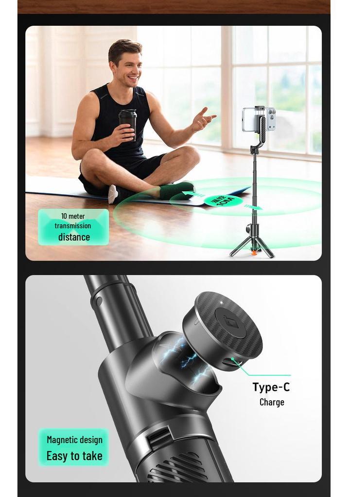 Compact Universal Selfie Stick & Tripod for Phones