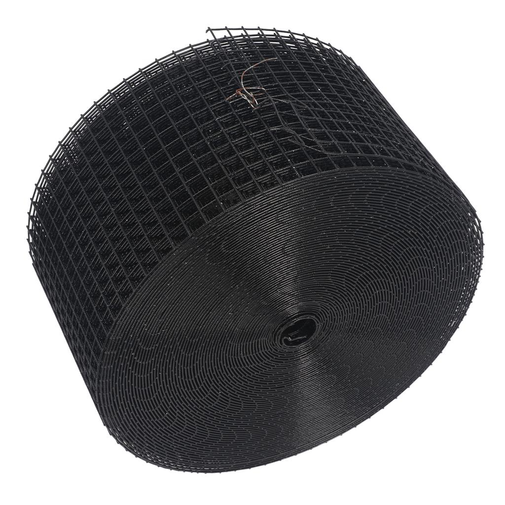 Rolă de plasă de sârmă anti-păsări pentru panouri solare, acoperită cu PVC, neagră, rezistentă la rugină, de 30 m