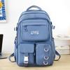 Large Capacity Laptop Rucksack Multi-pocket Travel Schoolbag Cute School Backpack  Women