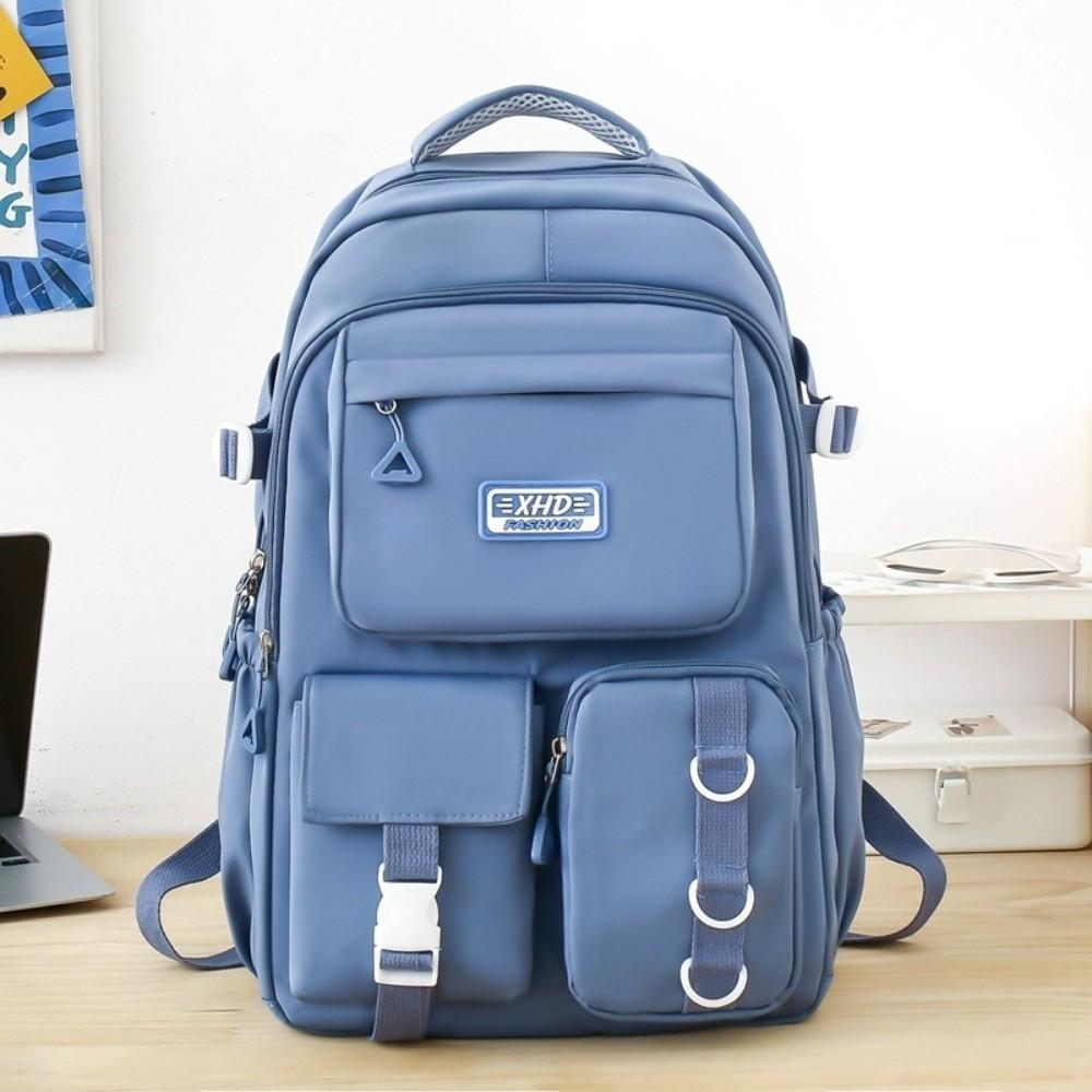 Large Capacity Laptop Rucksack Multi-pocket Travel Schoolbag Cute School Backpack Women