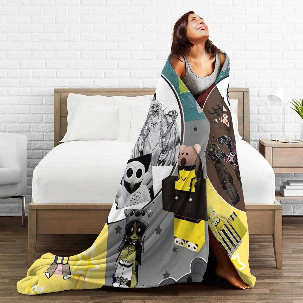 99 Nights In the Forests Blanket Super Soft Warm Video Games Throw Blankets for Bed 50x60 Inch Multi-size Rug Piece
