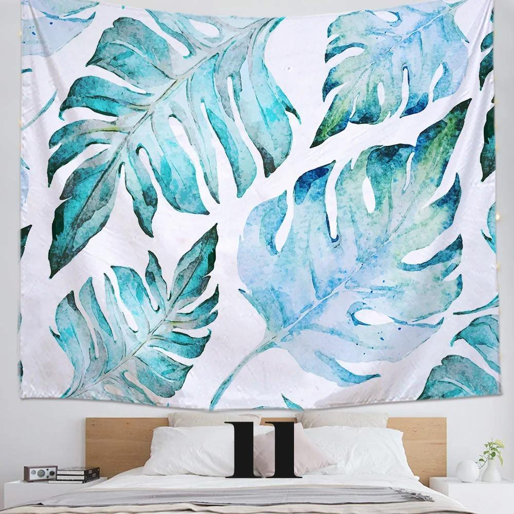 Watercolor Painting Floral Decorative Tapestry Home Wall Living Room Office Decorative Tapestry