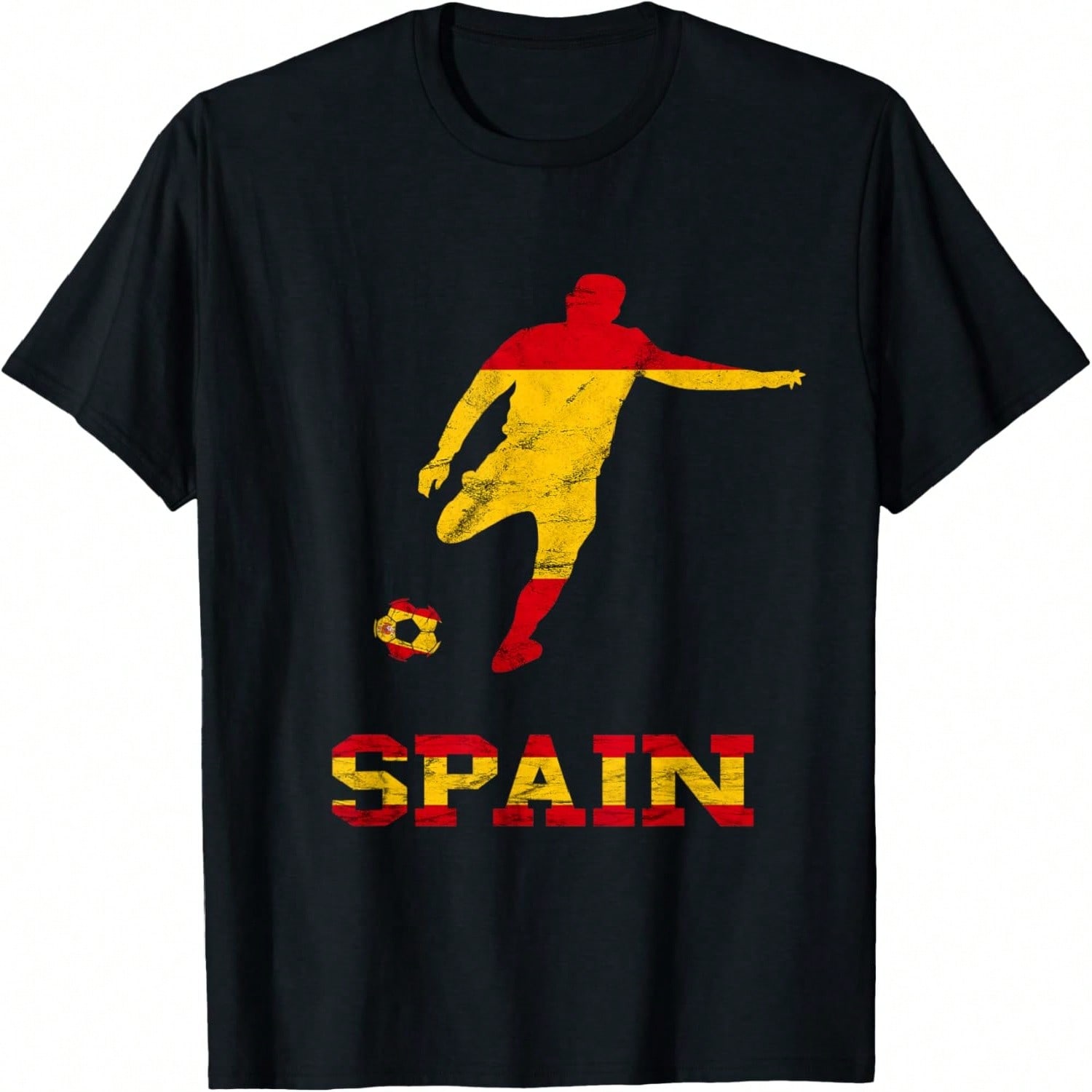 Испания Испанский Футболист Флаг Испании Espana Испанская Гордость Футболка S разноцветный