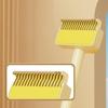 Cats Kitten Grooming Comb Self-cleaning Pets Hair Removal Brush Gentle Undercoat Comb for Tangled and Loose Hair