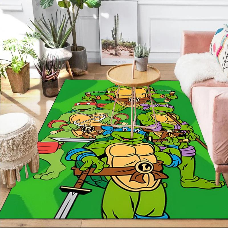 Ninja Turtles Adventure Area Rug Suitable for Indoor And Outdoor,Carpets for Kitchens, Homes, Offices, Living Rooms,Home Decor,Christmas Gift