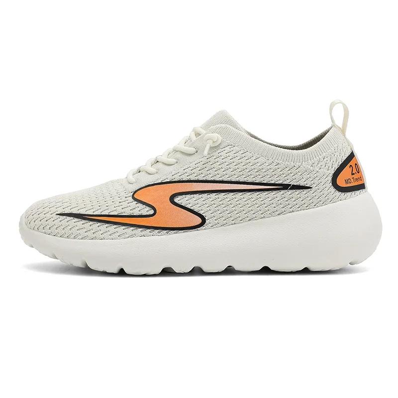

Мужские туфли без застежек, новые кроссовки для пары, легкая и удобная обувь для ходьбы из эластичной ткани, дышащие женские мокасины унисекс 35