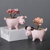 Cartoon Sheep Candle Holder Votive Tealight Candle Stand Living Room Bathroom Candlestick Decoration Table Centerpiece Ornament