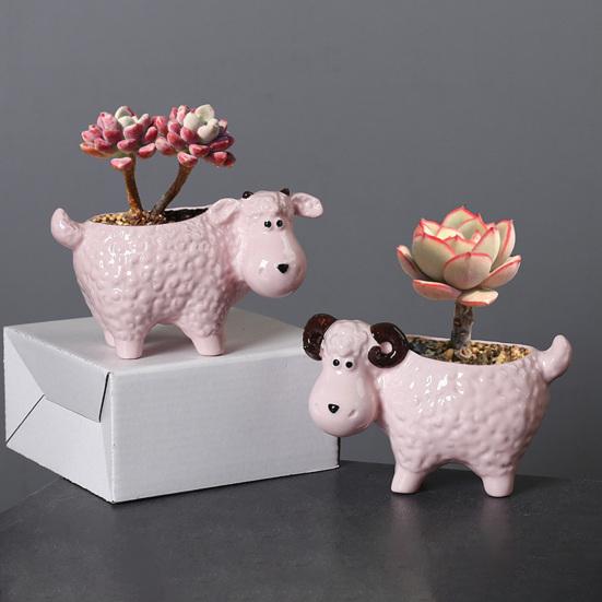 Cartoon Sheep Candle Holder Votive Tealight Candle Stand Living Room Bathroom Candlestick Decoration Table Centerpiece Ornament