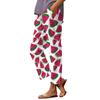 Women’s Casual Drawstring Waist Pants with Pockets Relaxed Fit Printed Trousers Elastic Waistband Comfortable Style