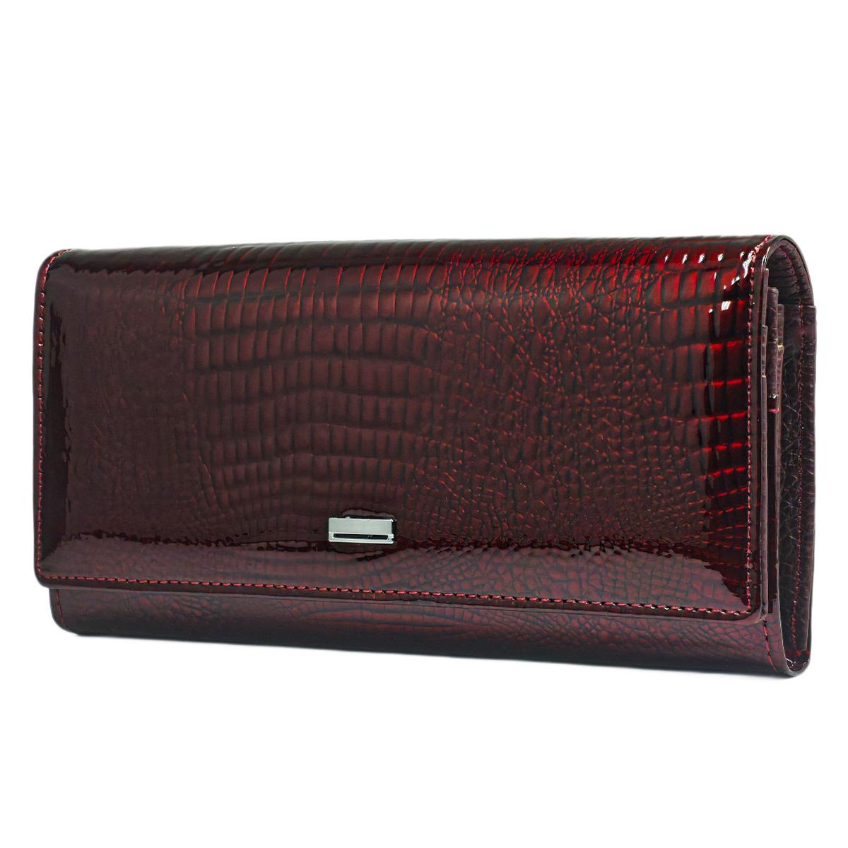 Русский озон магнитная застежка женский лакированная кожа кожаный кошелек для волос длинный многокарточный женский кошелек для мелочи клатч бордовый 2490₽