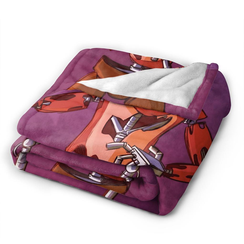 FNAFS At Freddy's Blanket  Warm Graphic Plush Throw Blanket For Living Room Travel Office Flannel Bedspread Bed Cover