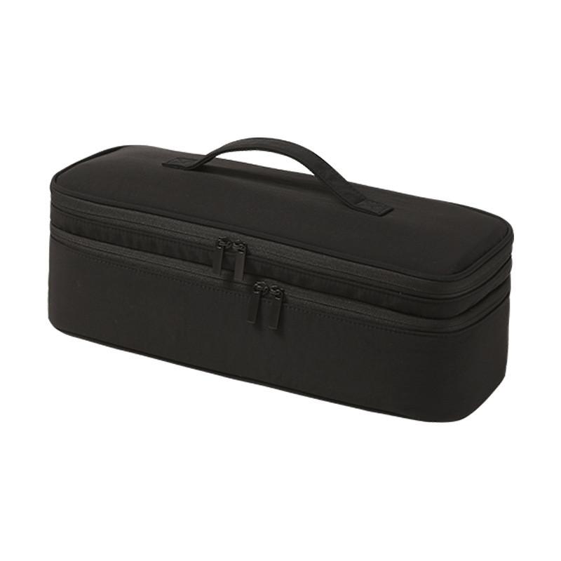 Doppellagige Aufbewahrungstasche aus Nylon für Haartrockner mit Trennwänden zur optimalen Organisation im Badezimmer