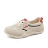 New Breathable White Shoes for Spring and Autumn, High-rise and Casual Wear-resistant Thin-soled Korean Style College Shoes Trend