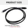 USB C to USB 5Pin Cable Nylon Braided Type C to USB 5Pin Cord 480Mbps Data Sync Cable for Phone Tablet Desktop