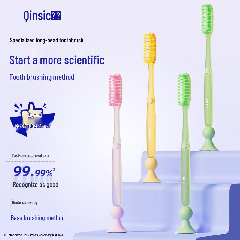 Enjoy Long Head Soft Bristle Toothbrush