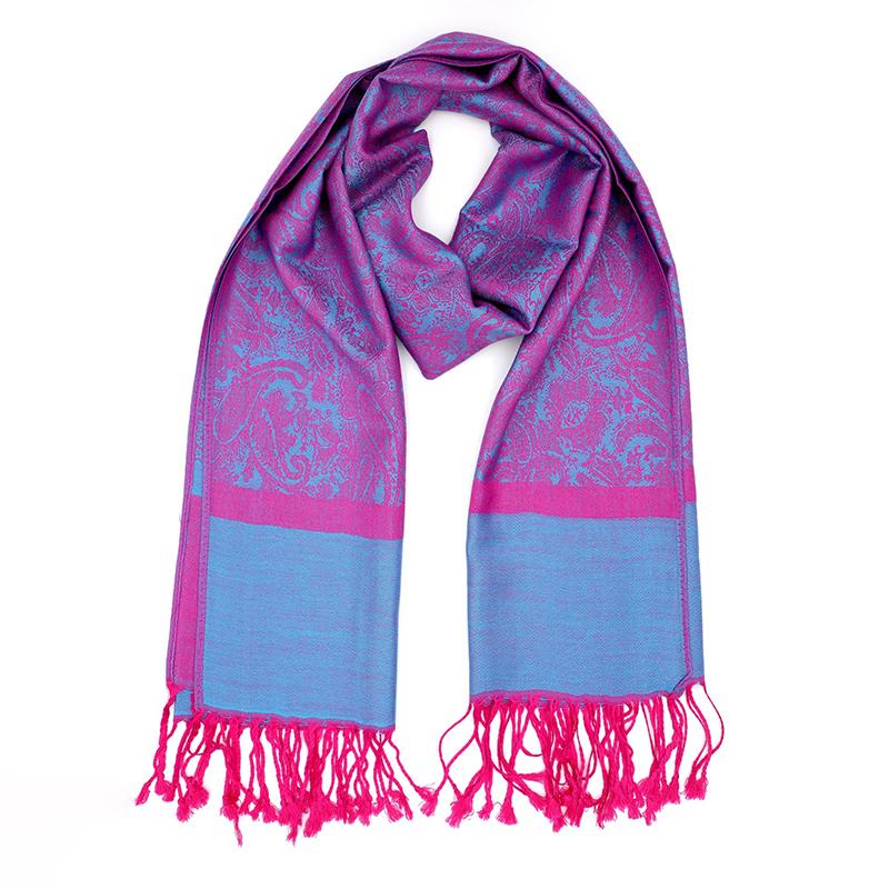 New Fashion Jacquard Women's Scarf Winter Long Soft Shawl Women's Printed Pattern Headband Comfortable and Warm