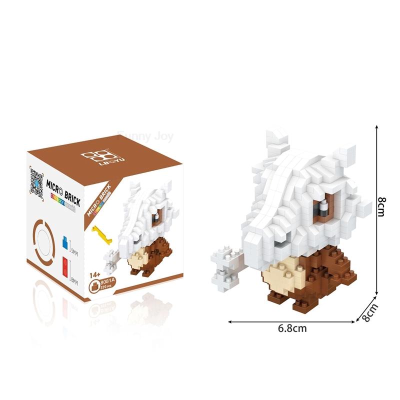 61 Style Funny Building Blocks Assembly Anime Picachu Charizard Doll Blastoise Bulbasaur Gengar Bricks Toy for Kid