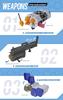 PLATZ XIAOT Super High Mobility Armor Cat Ninja Super Heavy Armored Mobile Weapon JIN Scale Plastic Model Kit XIA4 C.A.T-04 1/60 Pre-Colored (Robot)
