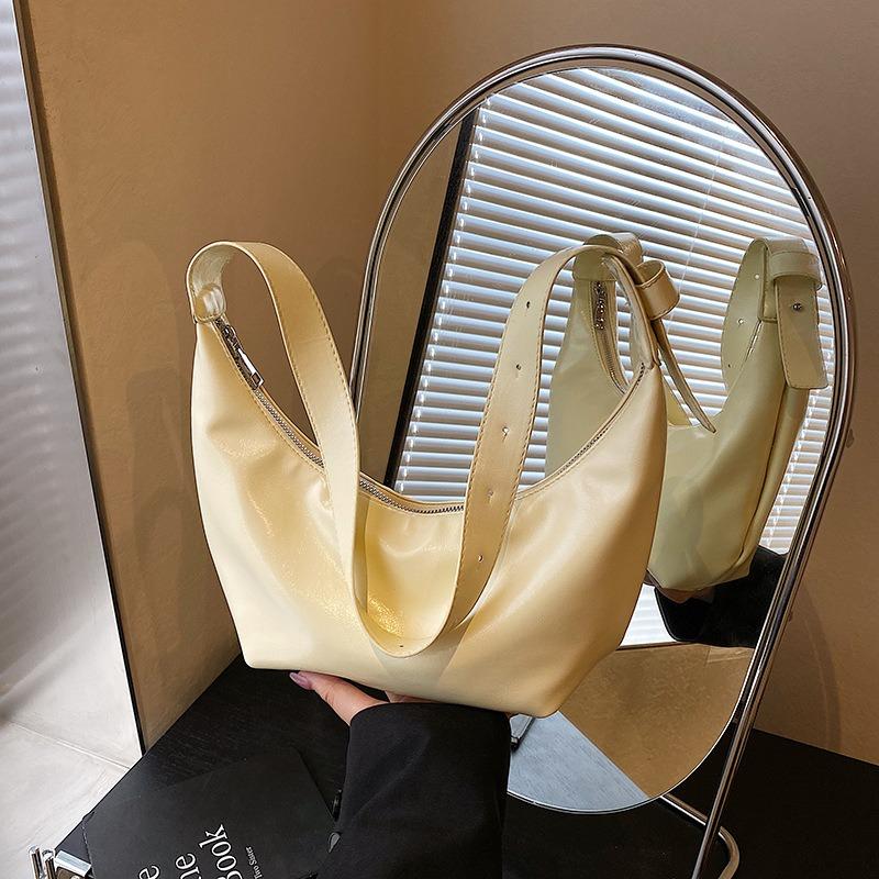 Popular simple bag women's new fashion casual shoulder dumpling bag messenger bag