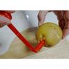 KOKUBO Industries' Tornado Cutter (Spiral Cut/Red) - Hand-Resistant, Perfect for Potatoes and Vegetables, KK247