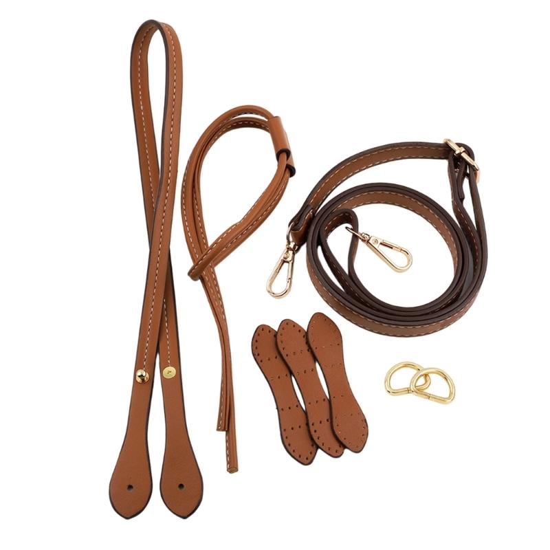  Rattan Weaving Bag Essential Tools Kit Handmade PU Adjustable Strap Accessories For Beginners And Craft Lover