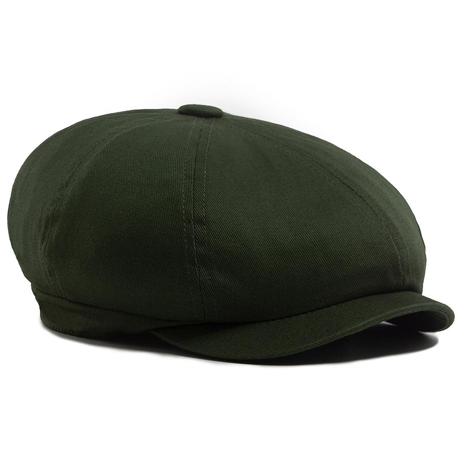 Men Women Beret Spring Autumn Thin Soft Top Vintage Newsboy Cap Casual Octagonal Hat For Unisex Elastic Head Circumference