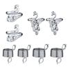 Crochet Rings 8 Pcs Adjustable Thread Guides Silver