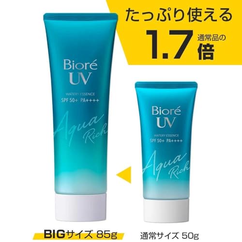 Biore UV Aqua Rich Water Essence 85g (1.7 times regular size) Sunscreen SPF50+/PA++++