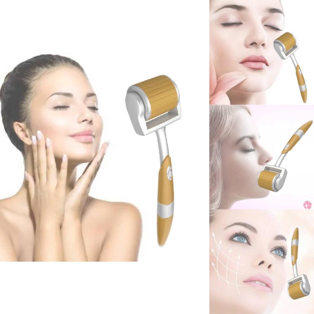 Gts Skin Care Microneedle Roller With 192 Titanium Pins For Acne Scar Healing And Skin Revitalization