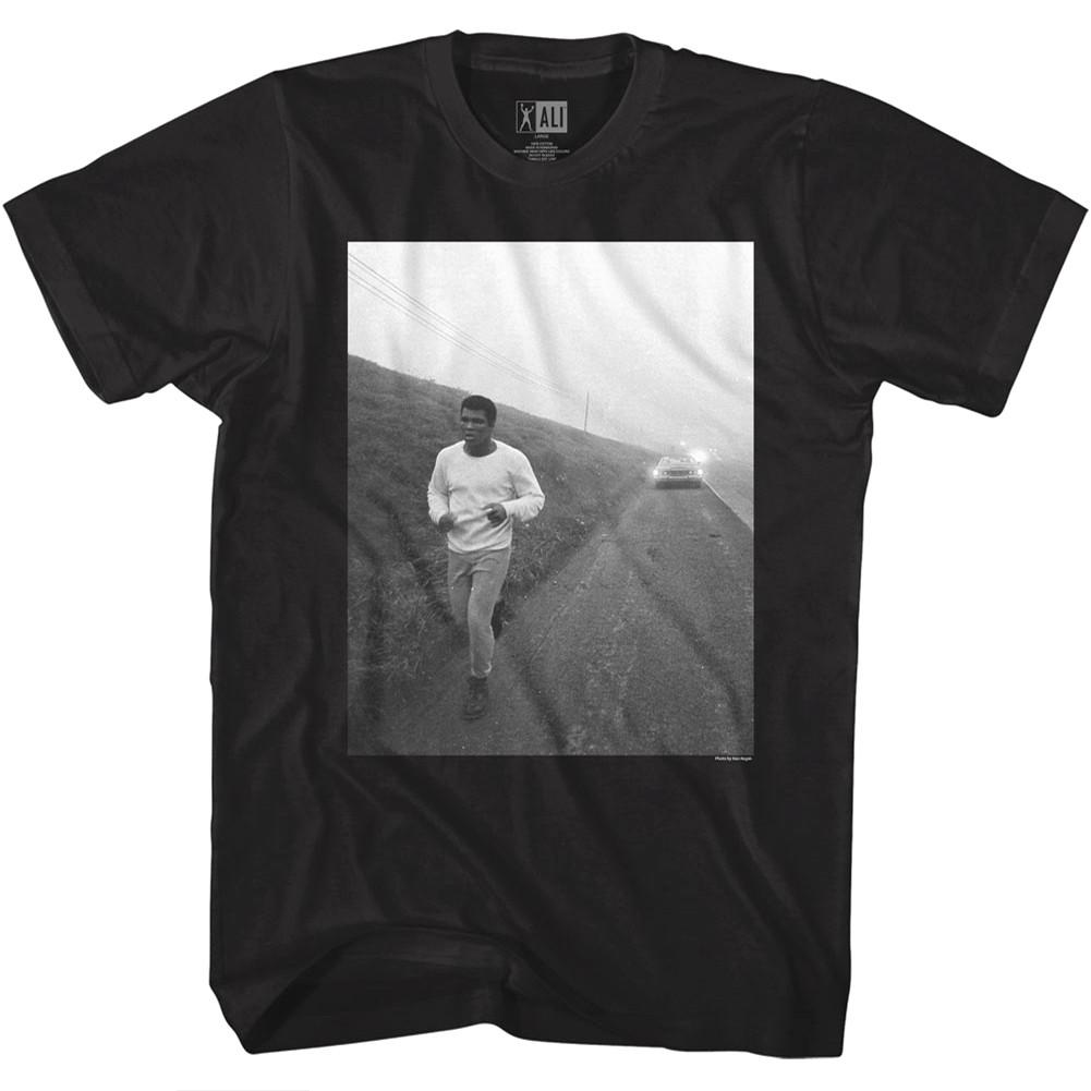 Muhammad Ali Road Running Training Men T Shirt Boxing Legend Champion Fighter XXL
