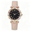Ladies Light Luxury Diamond Starry Sky Roman Face Quartz Watch Belt Women'S Watch Fashion Roman Numeral Watch