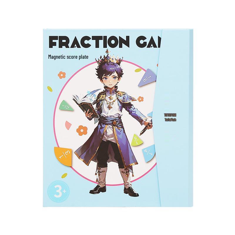 Magnetic Fraction Learning Board for Primary School: Addition, Subtraction, Numerator & Denominator Cognition