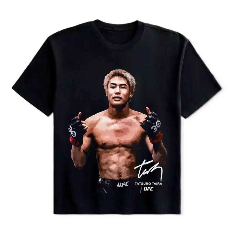 Футболка UFC MMA с изображением Tatsuro Taira, Спортивная футболка UFC Чемпионы, Графическая футболка XL