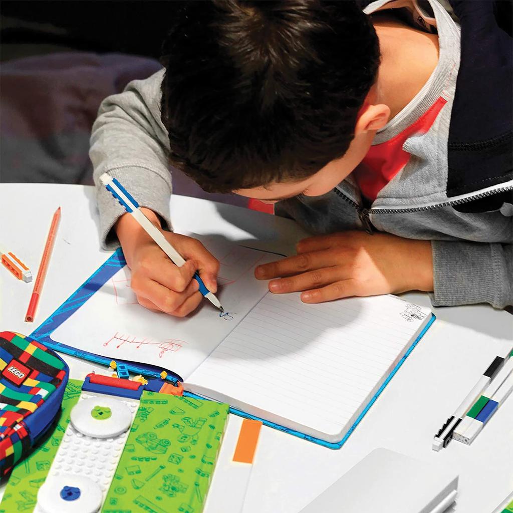 IQ 2.0 Series Stationery 0.7mm Gel Pens, 10-Color Set with Building Blocks, Art Set for Drawing, Doodles, Kids Gifts, School Supplies, and Office Use