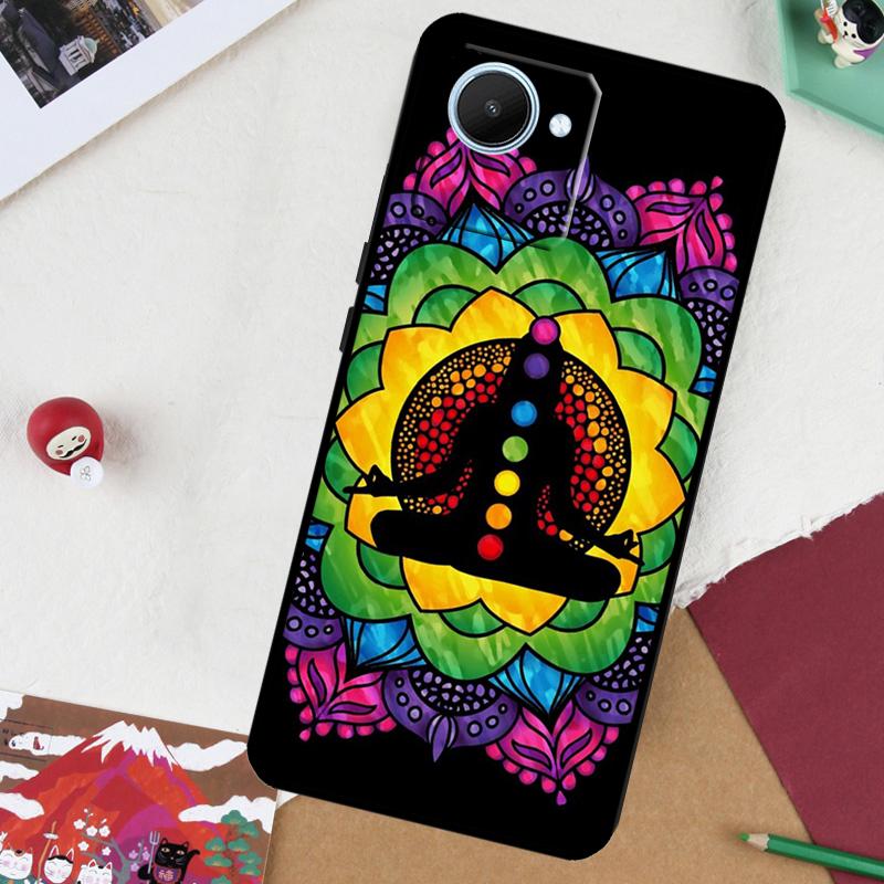 Mandala Chakra Insist Yoga For Realme GT 7 Pro GT 6 5 6T 10 11 12 13 14 Pro Plus C61 C53 C51 C21Y C25S C75 C55 C67 Case