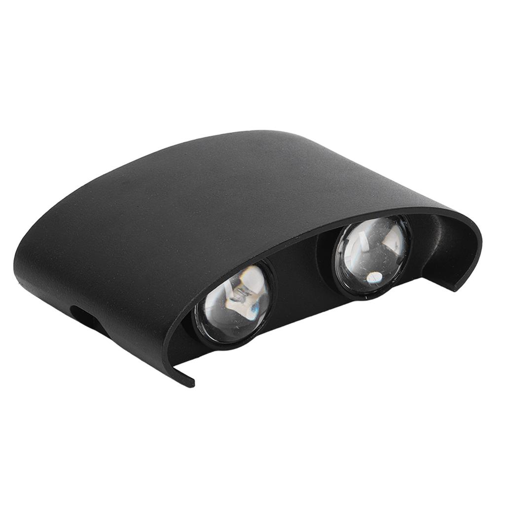 LED nástěnné svítidlo Vodotěsné Moderní nástěnné svítidlo Vnitřní Venkovní Dekorace 90‑265V 4W Černý plášť Bílý