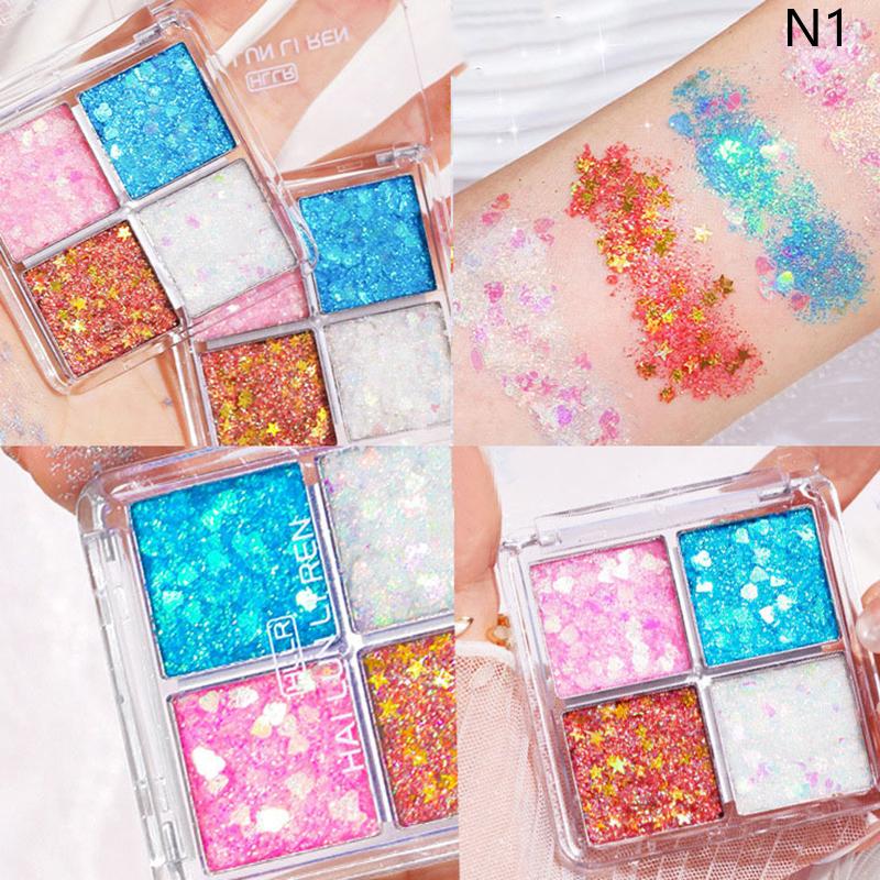 4/9 Color Eyeshadow Palette Eyeshadow Girl Beginner Makeup Tray Sculpture Highlight Cosmetic For Girls Accessories Cosmetic