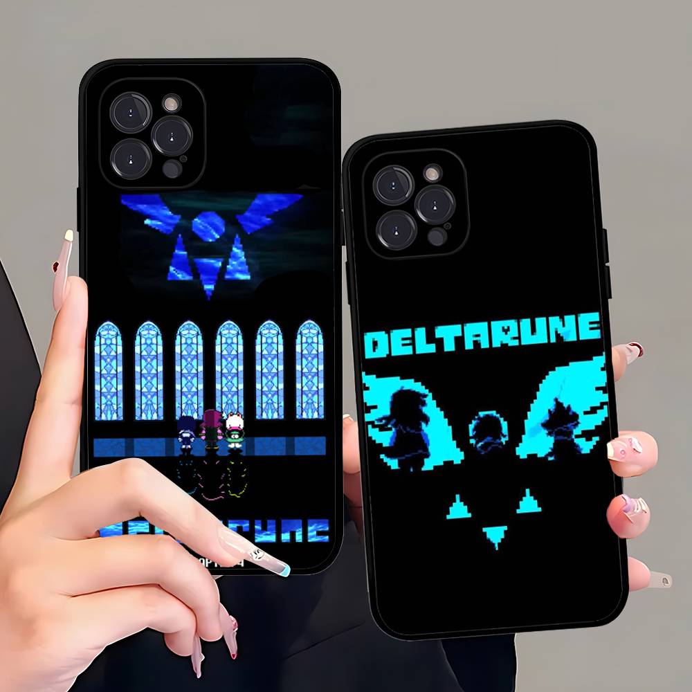 D-Deltarune Ralsei Phone Case For Iphone 17 16 15 14 13 12 11 Pro Max Plus Black Shell Cover Case